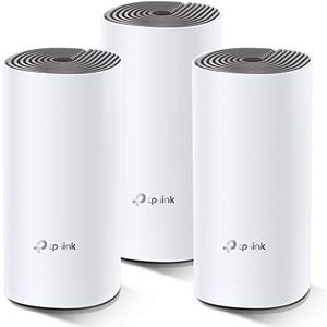 TP-Link Deco E4 WLAN Mesh Set van 3 (AC1200), Router, Wit