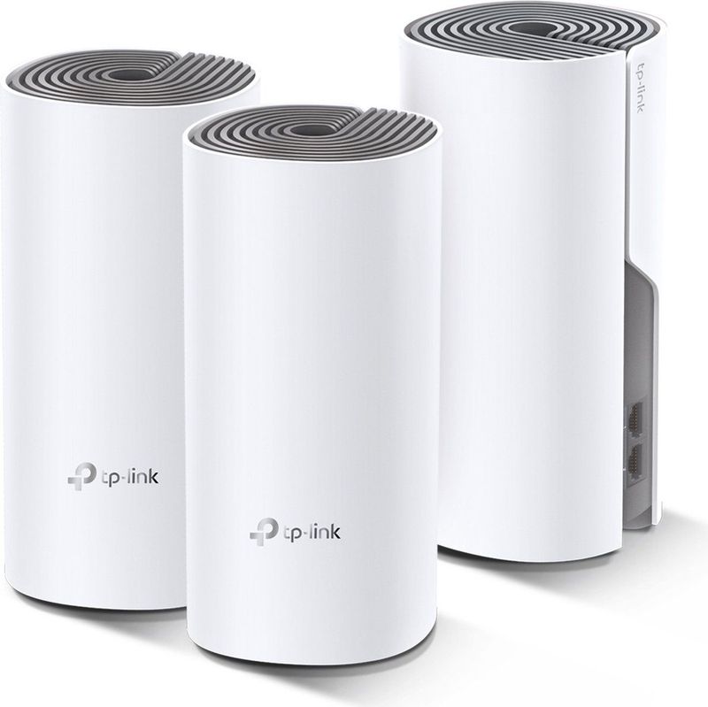 TP Link Deco E4 (3 pack) Dual band ( GHz / 5 GHz) Wi Fi 5 (8ac) Wit, Grijs 2 Intern