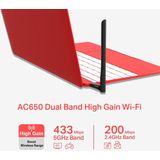 Mercurys - MU6H Adapter - WiFi USB 2.0 - AC650 - Zwart