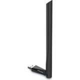 Mercurys - MU6H Adapter - WiFi USB 2.0 - AC650 - Zwart