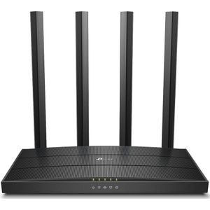 TP-Link Archer C6 draadloze router Fast Ethernet Dual-band (2.4 GHz / 5 GHz) Wit
