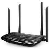 TP-Link AC1200 draadloze router Gigabit Ethernet Dual-band (2.4 GHz / 5 GHz) Zwart