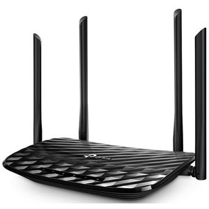 TP-Link AC1200 draadloze router Gigabit Ethernet Dual-band (2.4 GHz / 5 GHz) Zwart