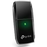 TP-Link - AC600 - Wi-Fi USB Adapter - Zwart - Draadloos