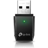TP-Link - AC600 - Wi-Fi USB Adapter - Zwart - Draadloos