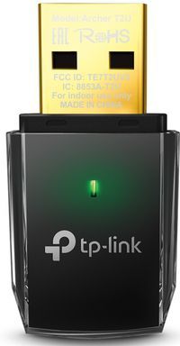 TP-Link - AC600 - Wi-Fi USB Adapter - Zwart - Draadloos