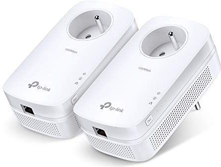 TP-Link TL Adapter-Set CPL weiß CPL, TL-PA8015PKIT, 1200 Mbps (Super rapide) + prise intégrée
