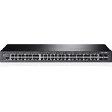 TP-Link T2600G-52TS V3 netwerk-switch Managed L2+ Gigabit Ethernet (10/100/1000) 1U Zwart