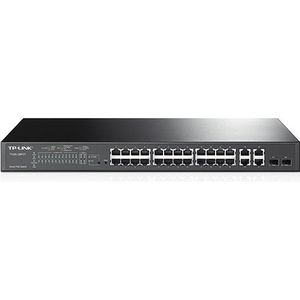 TP-Link T1500-28PCT netwerk-switch Managed L2 Fast Ethernet (10/100) Power over Ethernet (PoE) 1U Zwart