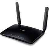 TP-Link Archer MR200 WLAN-router Cat4 AC750 Mbps dual-band 4G LTE (150 Mbit/s downloaden, gelijktijdige dual-band, 300 Mbit/s 2,4 GHz 433 Mbit/s 5 GHz, vrij configureerbare LAN/WAN poort) zwart