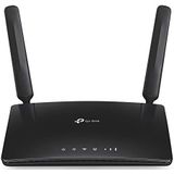 TP-Link Archer MR200 Cat4 + AC750 Mbps Dualband 4G LTE WLAN Router (150 Mbit/s im Download, simultanes Dualband, 300 Mbit/s 2,4GHz + 433 Mbit/s 5GHz, frei konfigurierbarer LAN/WAN-Port) schwarz