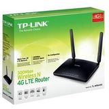 TP-Link TL-MR6400 WLAN N300 4G LTE Router (150 Mbit/s download, 300 Mbit/s 2,4 GHz), vrij configureerbare LAN/WAN-poort) zwart