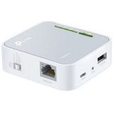 TP-Link TL-WR902AC AC750 WLAN Nano Router (433Mbit/s (5GHz) +300Mbit/s (2,4GHz) (tragbar, Accesspoint, TV Adapter, Repeater, Router, Client, Media, FTP Server), weiß/grau