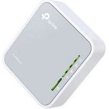 TP-Link TL-WR902AC AC750 WLAN Nano Router (433Mbit/s (5GHz) +300Mbit/s (2,4GHz) (tragbar, Accesspoint, TV Adapter, Repeater, Router, Client, Media, FTP Server), weiß/grau