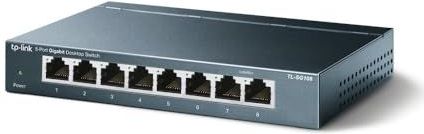 TP-LINK - TL-SG108 - Gigabit Switch - 8 Poorten - Energiezuinig