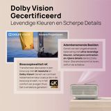 XGIMI Aura 2 - Smart-projector - Beamer - Zwart - Dolby Vision - Android TV™11.0 - 2300 ISO Lumen - Harman/Kardon luidsprekers