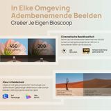 XGIMI MoGo 3 Pro - Draagbare Smart-projector - Beamer - 130° Rotatie - 450 ISO Lumen - Google TV/Netflix