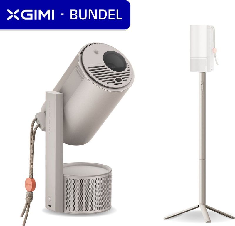 XGIMI MoGo 3 Pro - Draagbare Smart-projector - Beamer - 130° Rotatie - 450 ISO Lumen - Google TV/Netflix