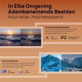 XGIMI Elfin Flip - Smart-projector - Beamer - 400 Lumens - DLP - 1080P FHD Resolutie