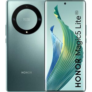 Honor Magic5 Lite 5G 128GB, 6GB RAM, smaragdgroen (128 GB, Smaragdgroen, 6.67"", Dubbele SIM, 64 Mpx, 5G), Smartphone, Groen