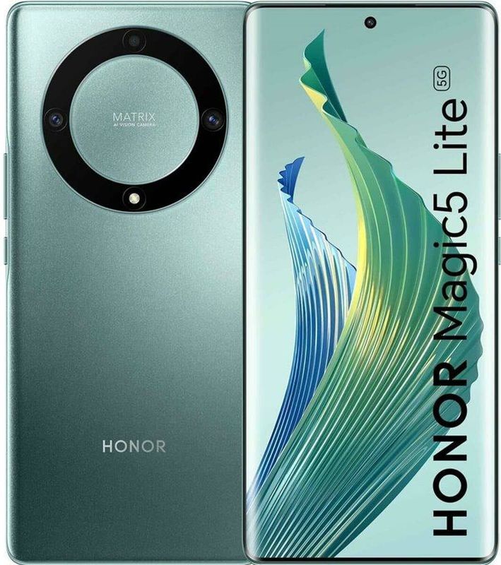 Honor - Magic5 Lite - Smartphone - Smaragdgroen - 256 GB ROM - 8 GB RAM