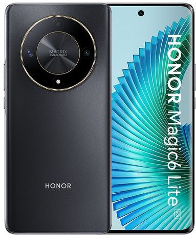 Honor Magic6 Lite 5G 17,2 cm (6.78") Dual SIM Android 13 USB Type-C 8 GB 256 GB 5300 mAh Zwart