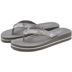 Venice Beach Badslippers - Grijs - Ultralicht - Glitterband - Vegan