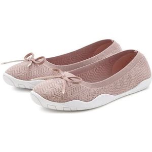 Lascana Sneaker ballerina's Slipper, halfschoen, slip-on sneaker ultralicht VEGAN