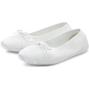 Lascana Sneaker ballerina's Slipper, halfschoen, slip-on sneaker ultralicht VEGAN