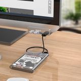 Hub met clip-on design 4 USB 3.0 poorten - Aluminium