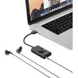 Orico Externe geluidskaart  Stereo en audio - 80dB - Zwart