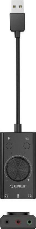 Orico Externe geluidskaart  Stereo en audio - 80dB - Zwart