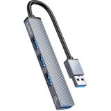 Orico Hub USB 5Gbps 1*USB-A 3.1, 3*USB-A 2.0, aluminium