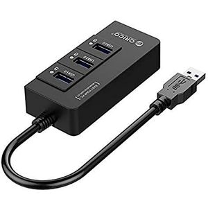 Orico HR01-U3-V1 Multifunctionele gigabit netwerkkaart HUB (USB A), Docking station + USB-hub, Zwart