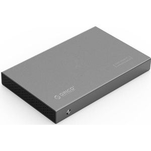 Orico HDD behuizing voor 2,5'' SATA HDD/SSD - USB3.0 (USB-A) / aluminium / grijs