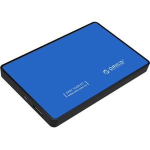 Orico - HDD Behuizing - Blauw - Voor 2,5 inch SATA HDD/SSD - USB3.0