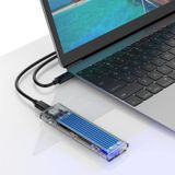 Orico NVMe M.2 SSD Behuizing - 10Gbps - Blauw Aluminium