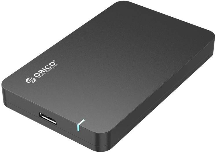 Orico - HDD Behuizing - Zwart - Voor 2,5'' SATA HDD/SSD - USB3.0