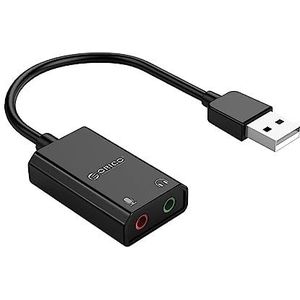 ORICO 3.5mm Externe USB Geluidskaart Adapter, Zwart, SKT2