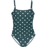 Lascana - Jada Badpak - Zwart - Stippenprint - Verstelbare Bandjes