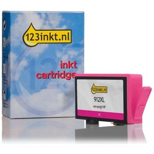 123inkt huismerk vervangt HP 912XL (3YL82AE) inktcartridge magenta hoge capaciteit