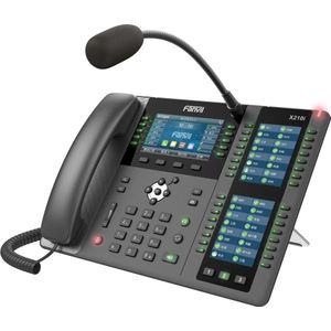 Fanvil SIP-telefoon X210i Paging Console Telefoon, Telefoon, Grijs, Zwart