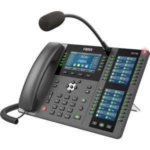 Fanvil SIP-telefoon X210i Paging Console Telefoon, Telefoon, Zwart, Grijs