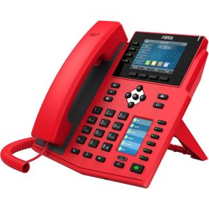 Fanvil IP-telefoon X5U-R, Telefoon, Rood, Zwart