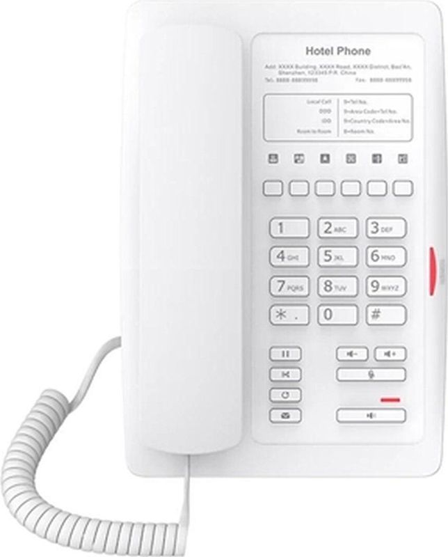 Fanvil - H3 - Hotel VoIP-telefoon - Wit - High Definition Audio
