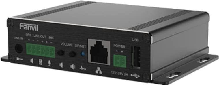 Fanvil - PA3 - Telefoon - Zwart - HD-audio - Veelzijdige Interfaces