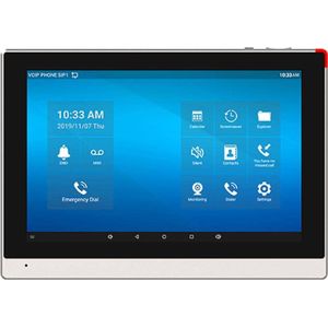 Fanvil I56A, 25,6 cm (10.1 Zoll), H.264, Schwarz, Silber, 720p,1080p, Android