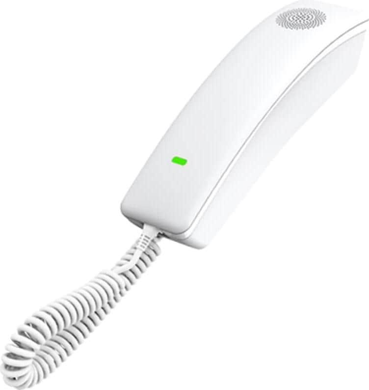 Fanvil - H2U - Hotel Voip-telefoon - Wit - Compacte Telefoon met 2 SIP-lijnen
