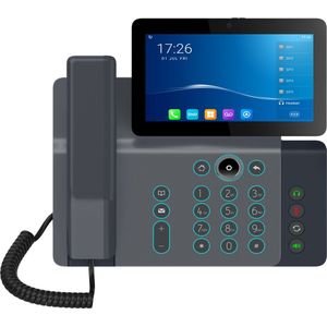 Fanvil - V67 - Vaste Telefoon - Zwart - Kunststof - Frontcamera - Touchscreen