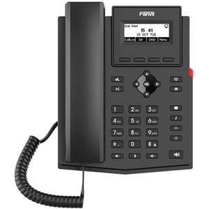 Fanvil - X301P - VoIP-Telefoon - Zwart - Linux - 2 SIP-Lijnen